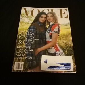 Vogue Magazine October 2025 National Wonders Kendall & Gigi Great Outdoors